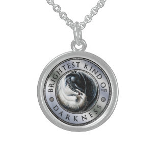 BKoD Medallion Raven Necklace in Sterling Silver