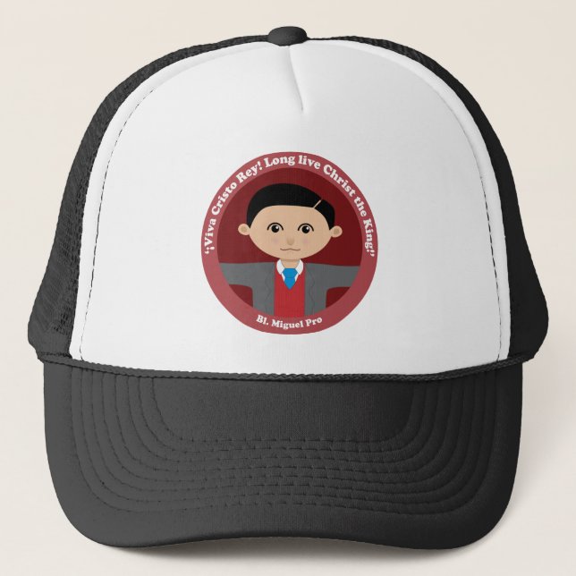 Bl. Miguel Pro Trucker Hat (Front)