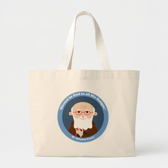 Bl. Solanus Casey Large Tote Bag (Front)