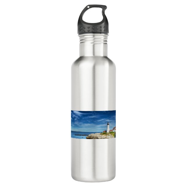 BLA01 Lighthouse 1.tif Stainless Steel Water Bottle (Front)