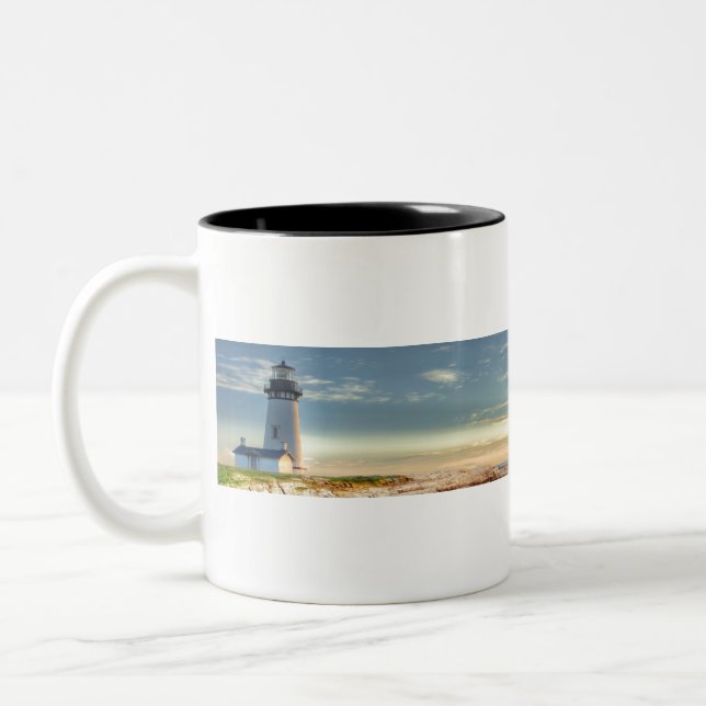 BLA02 Lighthouse 2.tif Two-Tone Coffee Mug (Left)