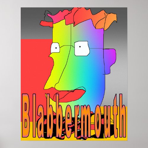 Blabbermouth Comic Poster