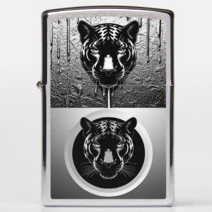 Blacj Panther With Dripping Paint Effect 🐆 Zippo Lighter