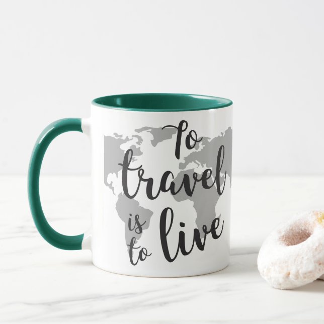 Black 11 oz Combo Mug (With Donut)