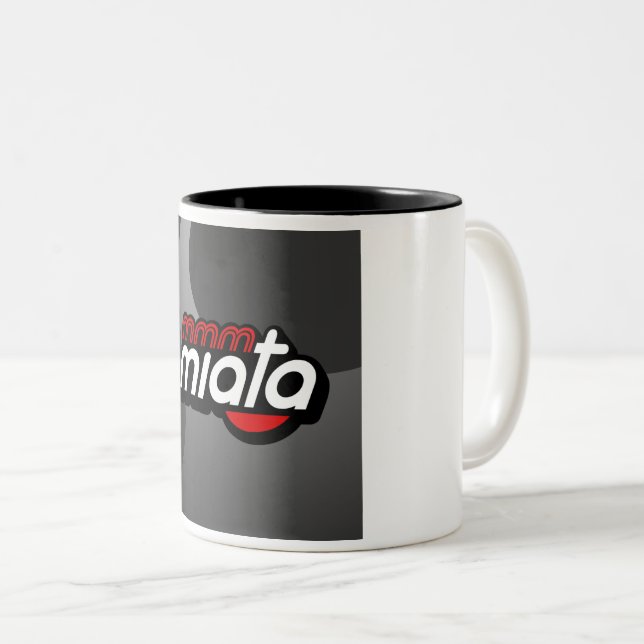 Black 11 oz Two-Tone Mug (Front Right)