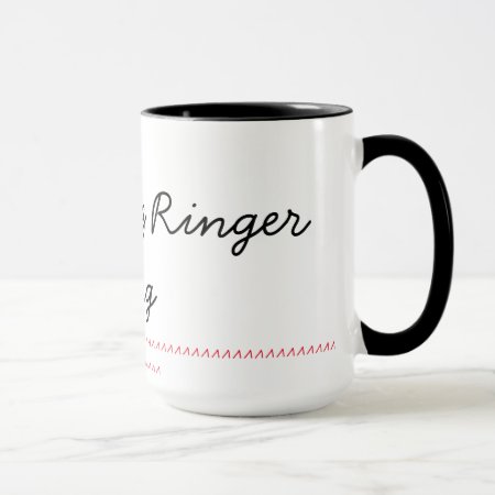 Black 15 Oz Ringer Mug