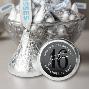 Black 16th Birthday Hershey®'s Kisses®