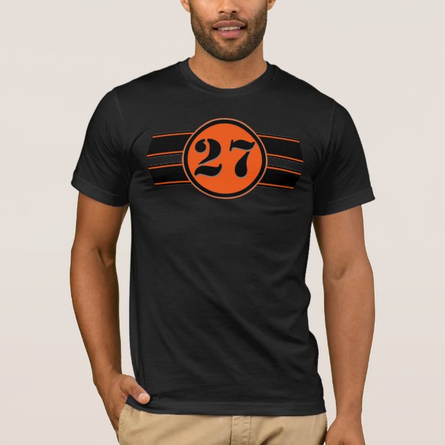 Black 27 T-Shirt (Front)