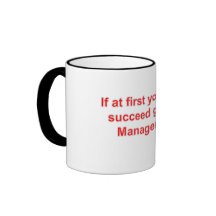 Black 325 ml  Ringer Mug