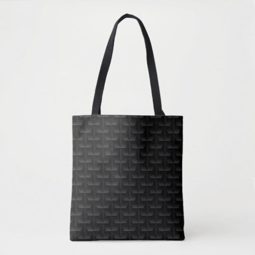 Black 3D mesh Tote Bag