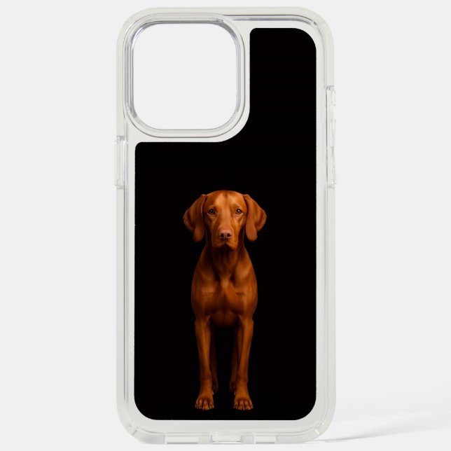 Black 4 Luxe, Agile Vizsla Dog iPhone 15 Pro Max  Speck iPhone Case (Front)