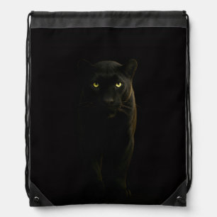 Black 4 Luxe backpack, Black Panther Drawstring Bag