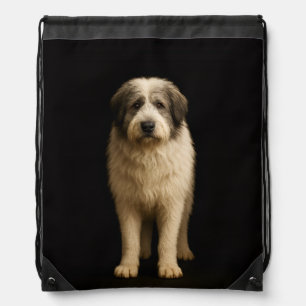 Black 4 Luxe backpack, Mioritic Shepherd Drawstring Bag