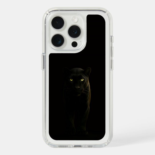 Black 4 Luxe, Black Panther iPhone 15 Pro Speck iPhone Case (Front (White Titanium))