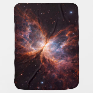 Black 4 Luxe blanket with Butterfly Nebula