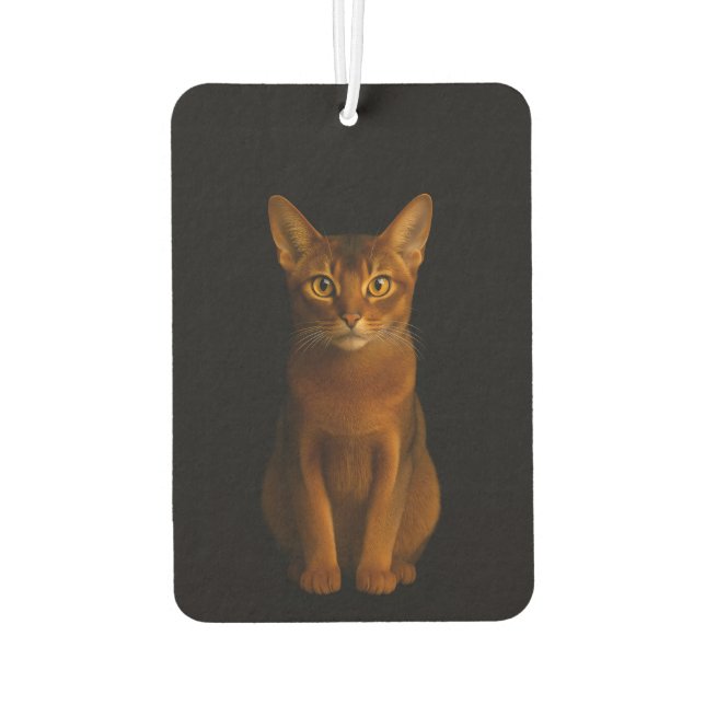Black 4 Luxe Car Air Fresheners, Abyssinian Beauty Air Freshener (Back)