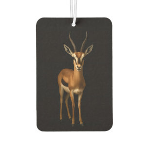 Black 4 Luxe Car Air Fresheners, Elegant Gazella Air Freshener