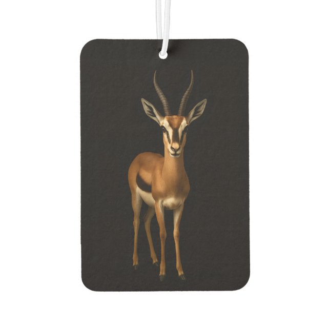 Black 4 Luxe Car Air Fresheners, Elegant Gazella Freshener (Back)
