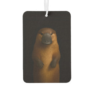 Black 4 Luxe Car Air Fresheners, Elegant Platypus Freshener
