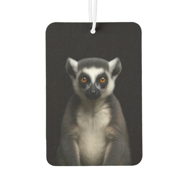 Black 4 Luxe Car Air Fresheners Gentle Lemur (Back)