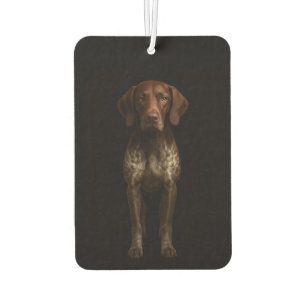 Black 4 Luxe Car Air Fresheners, German Pointer Air Freshener