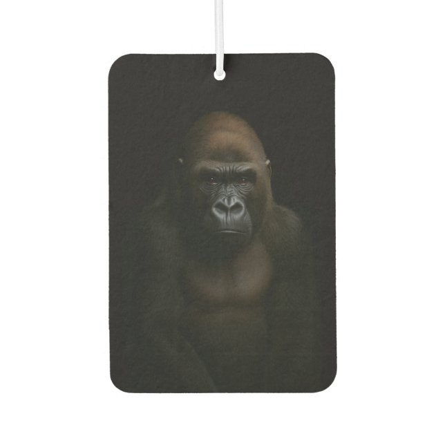Black 4 Luxe Car Air Fresheners, Gorilla Air Freshener (Front)