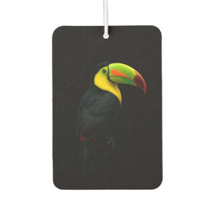 Black 4 Luxe Car Air Fresheners, Keel Billed Tucan Air Freshener