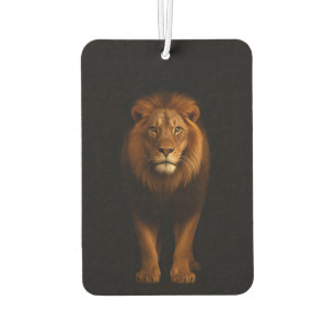 Black 4 Luxe Car Air Fresheners, Majestic Lion Air Freshener