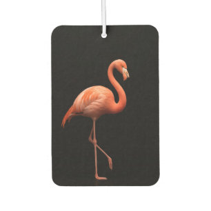 Black 4 Luxe Car Air Fresheners, Pink Flamingo Air Freshener