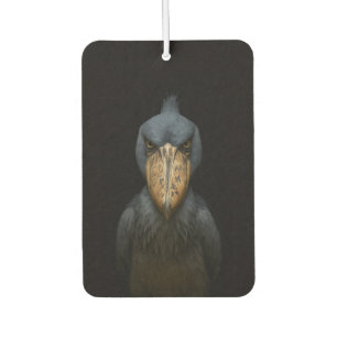 Black 4 Luxe Car Air Fresheners, Shoebill Bird Air Freshener