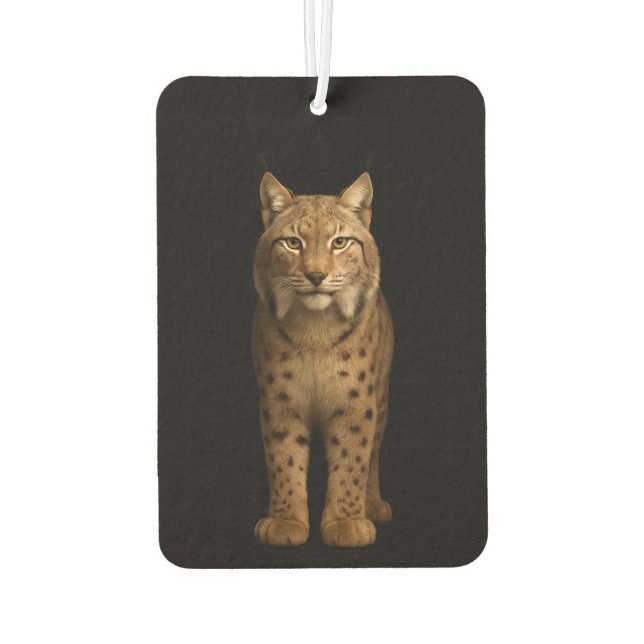 Black 4 Luxe Car Air Fresheners, Silent Lynx Air Freshener (Back)