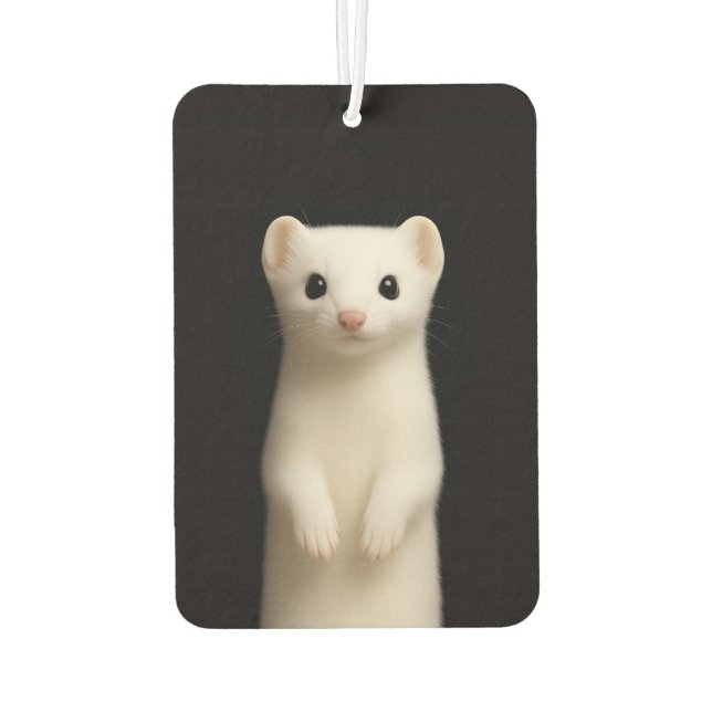 Black 4 Luxe Car Air Fresheners, Stylish Ermine Air Freshener (Back)