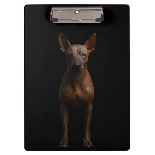 Black 4 Luxe Clipboard, Argentina Pila Dog Clipboard (Front)