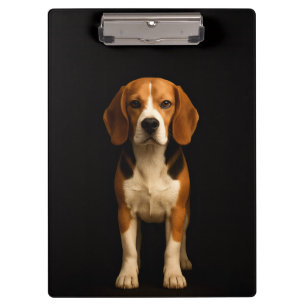 Black 4 Luxe Clipboard, Kind Beagle Clipboard