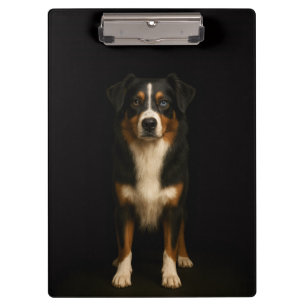 Black 4 Luxe Clipboard, Wise Australian Shepherd Clipboard