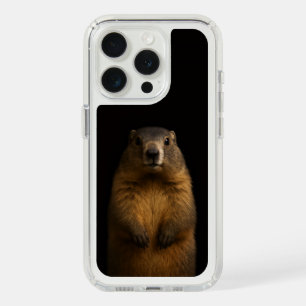 Black 4 Luxe, Fluffy Marmot iPhone 15 Pro Case