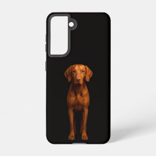 Black 4 Luxe  Galaxy S21 Case, Agile Vizsla Dog Samsung Galaxy S21 Case