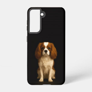 Black 4 Luxe  Galaxy S21 Case, Cavalier Spaniel Samsung Galaxy S21 Case