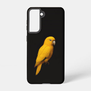 Black 4 Luxe  Galaxy S21 Case, Golden Parakeet Samsung Galaxy S21 Case