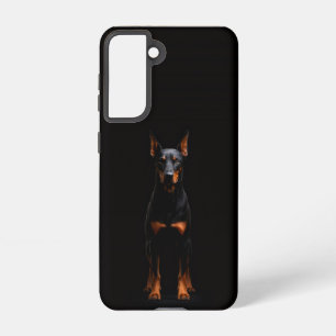 Black 4 Luxe  Galaxy S21 Case, Guardian Doberman Samsung Galaxy S21 Case