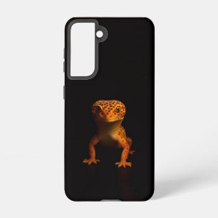 Black 4 Luxe Galaxy S21 Case, Leopard Gecko Samsung Galaxy S21 Case