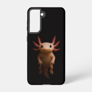 Black 4 Luxe Galaxy S21 Case, Mexican Axolotl Samsung Galaxy S21 Case