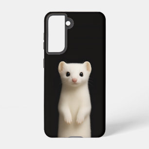 Black 4 Luxe Galaxy S21 Case, Stylish Ermine Samsung Galaxy S21 Case