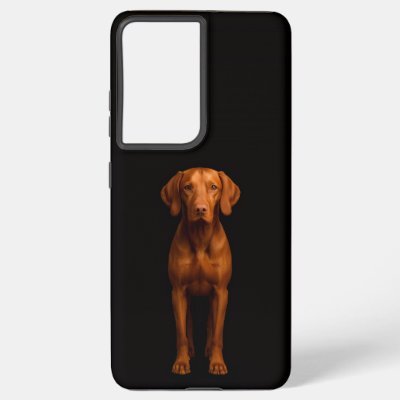 Black 4 Luxe Galaxy S21 Plus, Agile Vizsla Dog Samsung Galaxy S21+ Case