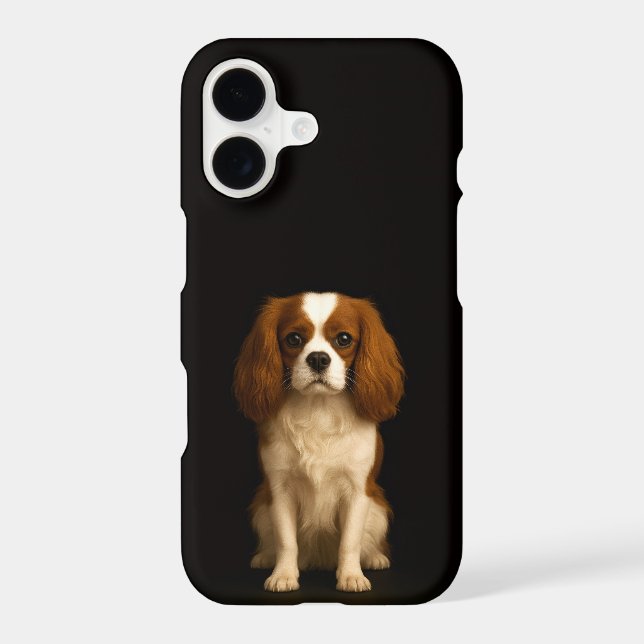 Black 4 Luxe Galaxy S21 Plus, Cavalier Spaniel Samsung Galaxy Case (Back)