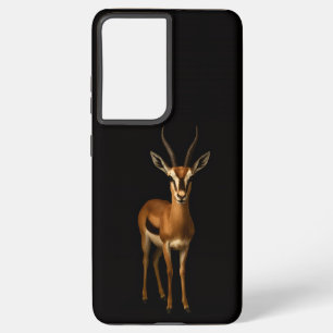 Black 4 Luxe Galaxy S21 Plus, Elegant Gazella Samsung Galaxy S21+ Case