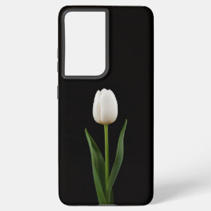 Black 4 Luxe Galaxy S21 Plus, Pearl White Tulip Samsung Galaxy S21+ Case