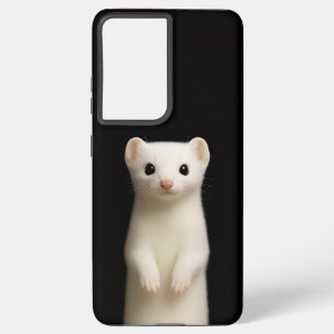 Black 4 Luxe Galaxy S21 Plus, Stylish Ermine Samsung Galaxy S21+ Case