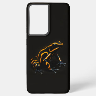 Black 4 Luxe Galaxy S21 Ultra, Black Orange Frog Samsung Galaxy S21 Ultra Case