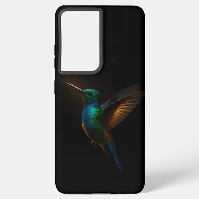 Black 4 Luxe Galaxy S21 Ultra Case, Flying Bird Samsung Galaxy Case (Back)